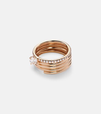 Ring Blast aus 18kt Roségold (750/1000) mit Diamanten | Repossi