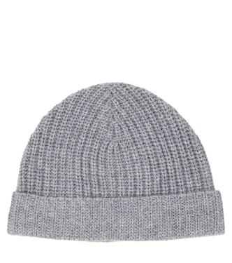 Ribbed-knit cashmere beanie | Il Gufo