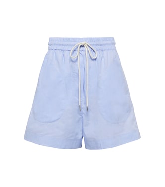 LM Classic cotton and linen shorts | Lee Mathews