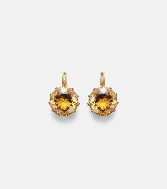 Boucles d'oreilles Crown Medium en or 18 et citrines | Ileana Makri