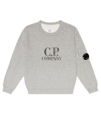 Lens cotton fleece sweatshirt | C.P. Company Kids