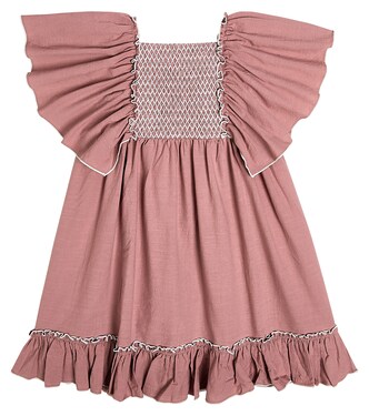 Moraira smocked cotton dress | Suncracy