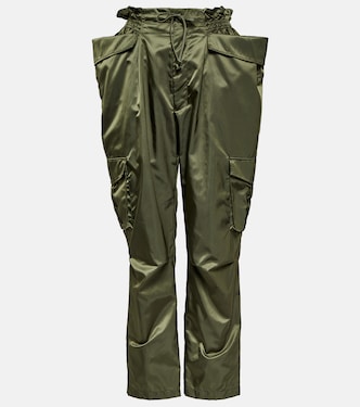 Pantalon cargo en satin | Noir Kei Ninomiya