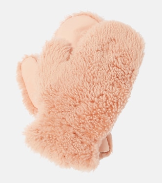 Muffole con finiture in shearling | Yves Salomon