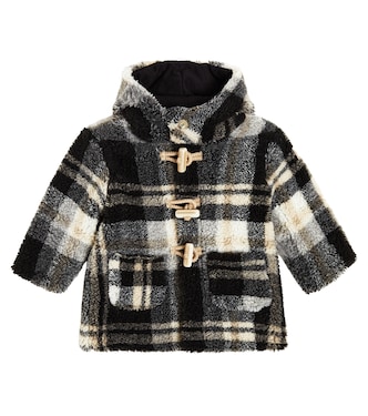 Baby checked duffel coat | Il Gufo