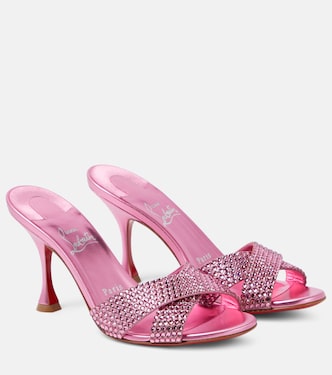 Mariza Is Back embellished suede mules | Christian Louboutin