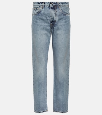 Twisted Seam mid-rise straight jeans | Toteme