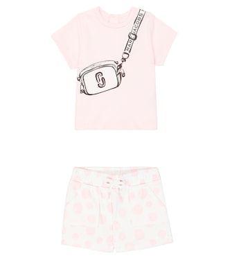 Baby printed cotton T-shirt and shorts set | Marc Jacobs Kids