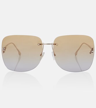 Fendi First Crystal square sunglasses | Fendi