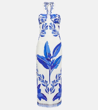 Robe longue imprimée en lin | Farm Rio