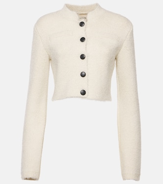 Ello cropped silk and cashmere jacket | Khaite