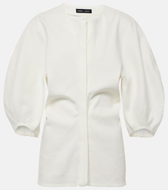 Linen-blend top | Proenza Schouler