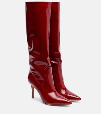 Hansen 85 patent leather knee-high boots | Gianvito Rossi
