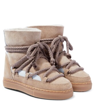 Classic leather-trimmed ankle boots | Inuikii Kids