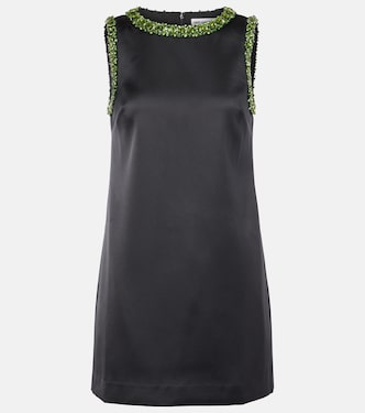 임벨리시드 새틴 미니드레스 | Self-Portrait