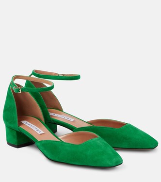 Asha 35 suede pumps | Aquazzura