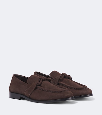 Astaire Knot suede loafers | Bottega Veneta
