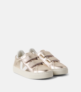 Baskets Esplar en cuir métallisé | Veja Kids