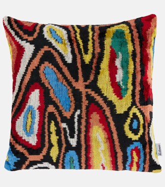 Silk velvet cushion | Les-Ottomans