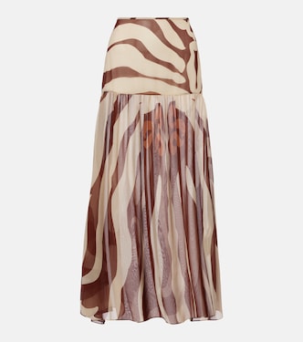 Bohemia printed midi skirt | Johanna Ortiz