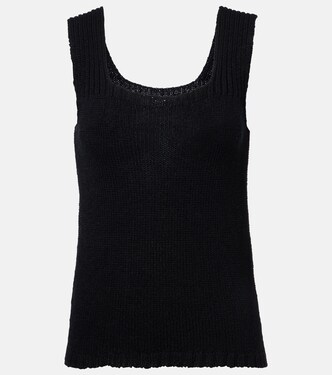 Wil knitted cotton top | Khaite