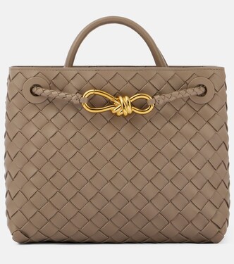 Andiamo Small Intrecciato leather tote bag | Bottega Veneta