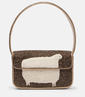 Tommy beaded shoulder bag | Staud