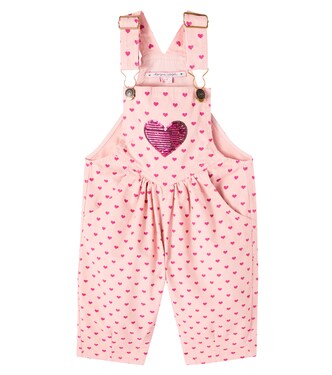 Baby Nola sequined cotton overalls | Konges Sløjd