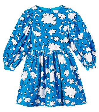 Printed cotton corduroy dress | Stella McCartney Kids