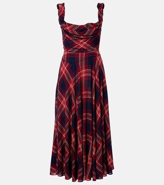 Chichi draped plaid midi dress | Vivienne Westwood