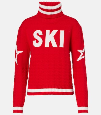 Rollkragenpullover Glacier aus Wolle | Perfect Moment