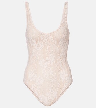 Floral lace bodysuit | Zimmermann