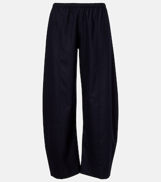 Clover wool and cashmere barrel-leg pants  | Khaite