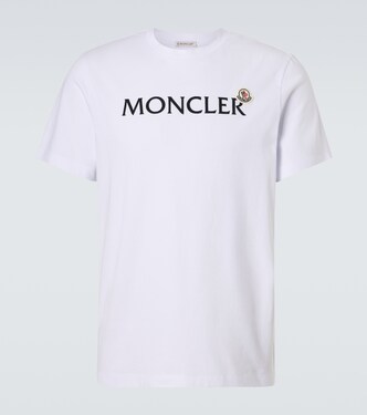 T-shirt in jersey di cotone con logo | Moncler