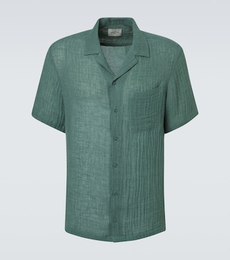 Botad linen bowling shirt | Le Kasha