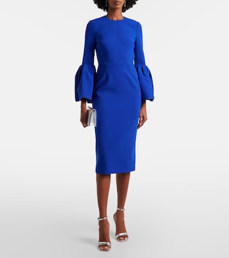blue roksanda dress Designer | Margot | Ladies dresses Size:15R slit mermaid dress Strappy Knit Long-Sleeve Midi It is finished with