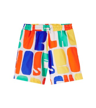 Logo printed swim shorts | Bobo Choses