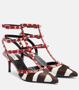 Rockstud calf hair pumps | Valentino Garavani
