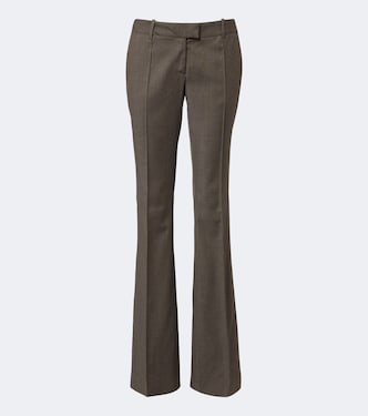 Low-Rise-Hose aus einem Wollgemisch | The Attico