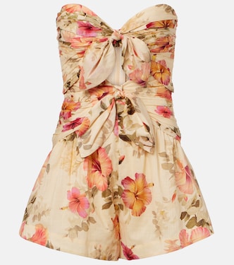 Jumpsuit Mahon in cotone con stampa floreale | Zimmermann