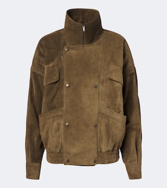 Suede blouson jacket | Saint Laurent