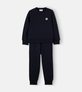 Cotton jersey sweatshirt and sweatpants set | Moncler Enfant