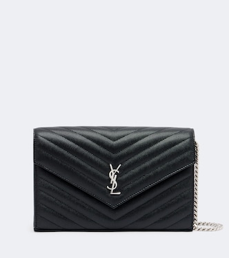 Cartera con cadena Cassandre Envelope de piel | Saint Laurent