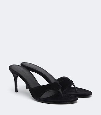 Velvet thong sandals | Magda Butrym