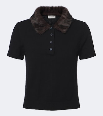Vayla wool and cashmere polo sweater | Simkhai
