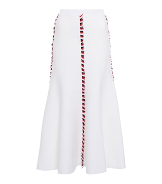 Falda larga Vantej de lana y seda | Gabriela Hearst