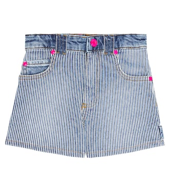 Striped denim shorts | Marc Jacobs Kids