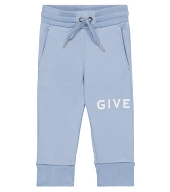 Baby logo cotton-blend sweatpants | Givenchy Kids