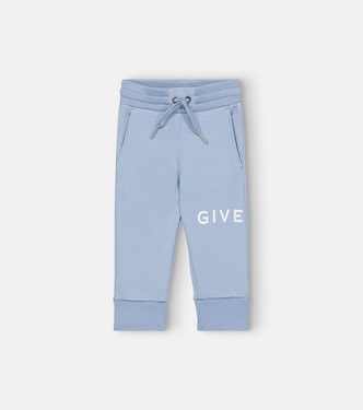 Baby logo cotton-blend sweatpants | Givenchy Kids
