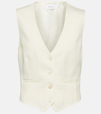 Cropped wool vest | Wardrobe.NYC